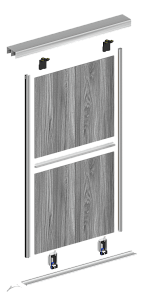 Система Эко-Лайт с дверными полотнами из плиты (ЛДСП/МДФ) 16 мм
