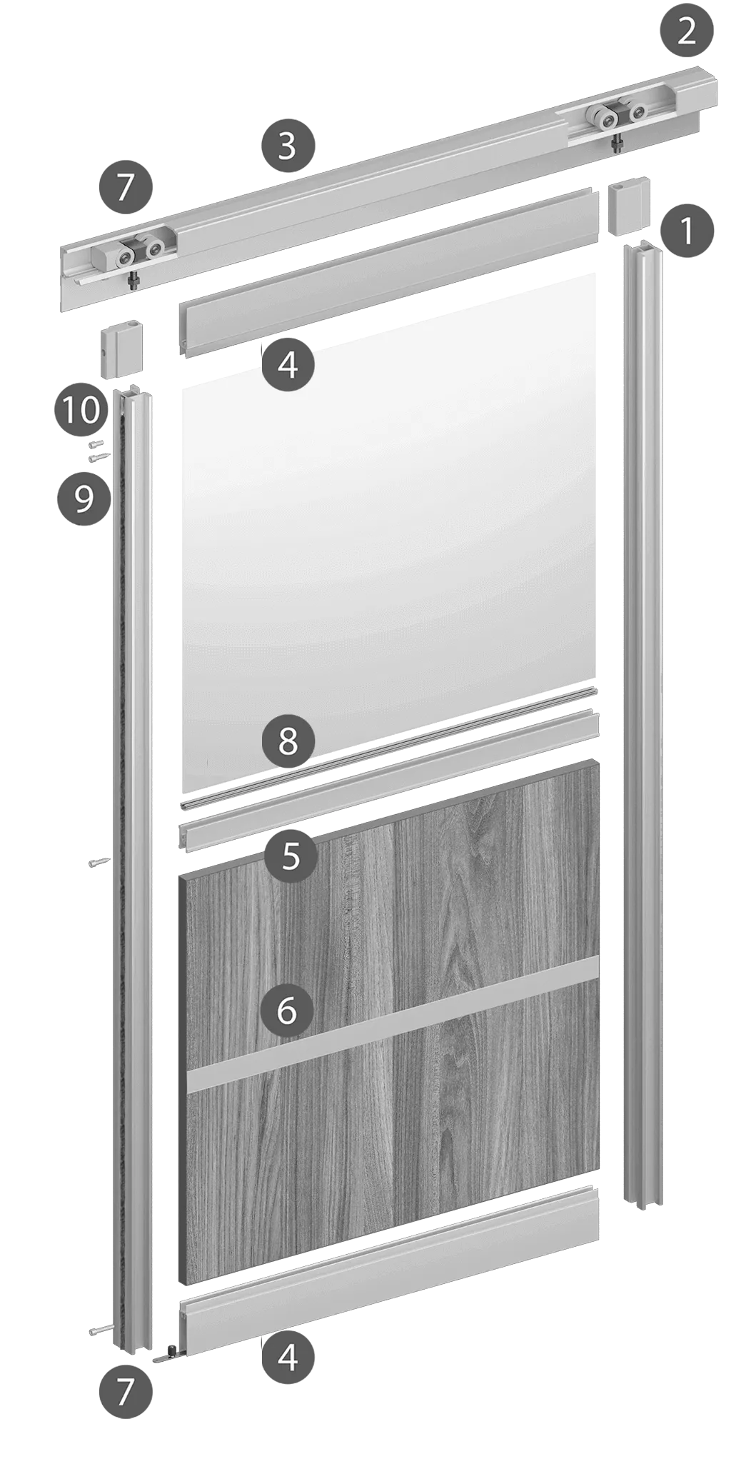 Подвесная система для шкафов-купе: плюсы и минусы